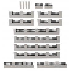 Faller 180419 H0 Mauerzaun 1500 x 5 x 26 mm Ep. III