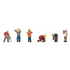 Faller 155612 H0 Auf dem Bau 6 Figuren