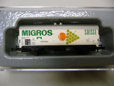 80316 Insider Jahreswagen 2016 Gedeckter Güterwagen von MIGROS Schweiz - Märklin Z