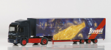 Herpa H0 148207  MB Actros L Jumbokoffer-Sattelzug Braugold