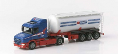 Herpa H0 149136 Scania Hauber Silo-Sattelzug 40 cbm, Kraft