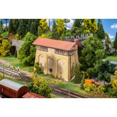 Faller 120103 H0 signal box with sandstone base Ep. II 204 x 74 x 143 mm