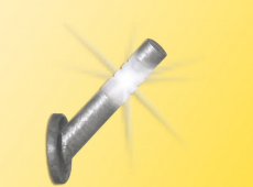 Viessmann H0 6016 Leuchte in Edelstahldesign, mit LED