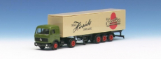 Herpa H0 811253 Mercedes Benz Koffersattelzug Hinrichs Zentra