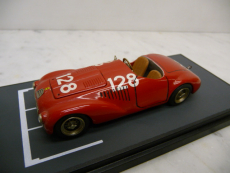 Ferrari 125S 1947 Piacenza #128 Weissmetall Handmade 1:43