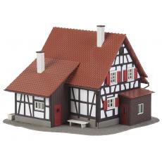 Faller 131374 H0 half-timbered house 121x126x95mm Ep. II