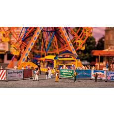Faller 140358 H0 Kirmes-Absperrzäune und -Schilder, 720 mm