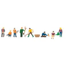 Faller 151604 H0 Set Im Garten 8 Personen + Gartengeräte