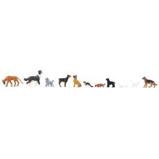 Faller H0 151902 Hunde und Katzen 11 Figuren