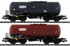 Piko 58384 H0 2er-Set Kesselwagen 406R GATX der PKP Epoche VI NEU