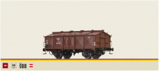 Brawa 50547 H0 Klappdeckelwagen K der ÖBB Epoche III braun