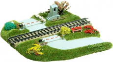Busch H0 3210 Bahnübergang