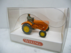 Wiking 878 02 21 H0 Porsche Schlepper / Traktor orange
