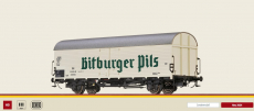 Brawa 50984 H0 Gedeckter Güterwagen Tnfhs38 Bitburger Pils DB Ep. III