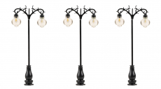 Faller H0 180107 LED-Laterne Hängeleuchten 3 Stück