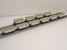 Minitrix 13417 N Wärmeschutzwagen / Bierwagen G 10 Hackerbräu München Ep. I - 10 Stück