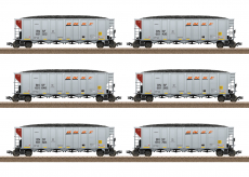 Trix 24911 H0 US Hopper Car Set Burlington Northern Santa Fe 6-teilig  2L=