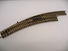 Fleischmann 6142 R H0 Bogenweiche linke Hand Profi-Gleis