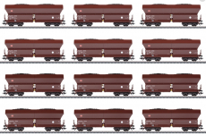 Märklin 46670 H0 Selbstentladewagen-Set 12-teilig Falns 182 mit Beladung