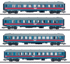 Märklin 43789 H0 Schnellzugwagen-Set der SJ Epoche V 4-teilig