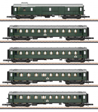 Märklin 87620 Spur Z Schnellzugwagen-Set der Einheitsbauart 1928 bis 1930 der DB Epoche III