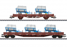 Märklin 46407 H0 Güterwagen-Set 2 Landwirtschaftliche Geräte