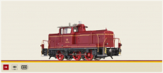 Brawa 42416 H0 Diesellok BR V60 altrot der DB Epoche III 2L= DC Analog BASIC+