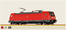 Brawa 43810 H0 TRAXX Elektrolok BR 147 rot der DB AG Epoche VI 2L= DC Analog BASIC+