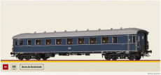 Brawa 46462 H0 Reisezugwagen B4üe F-Zugwagen der DB Epoche III blau