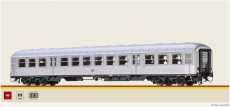 Brawa 46574 H0 Nahverkehrswagen B4nb-59a der DB Epoche III Silberling mit LED-Innenbeleuchtung