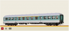 Brawa 46610 H0 AC Nahverkehrswagen ABn 404 der DB Epoche IV türkis/weiß mit LED-Innenbeleuchtung