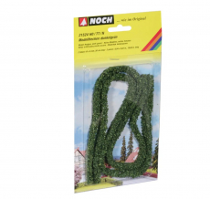 Noch 21524 H0/TT/N Modellhecken 2 Stück dunkelgrün je 50cm lang