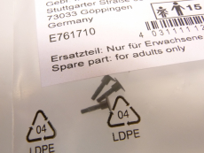 Märklin E761710 H0 Ersatz Puffer mit Rändel - 1 Stück