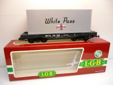 LGB 4085 G US Container-Wagen der White Pass & Yukon # 364 in OVP