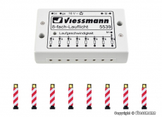 Viessmann 5040 H0 Warnbaken - 8 Stück - mit Lauflichtelektronik