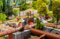 Faller 180328 H0 Grosses Rohrleitungs-Set