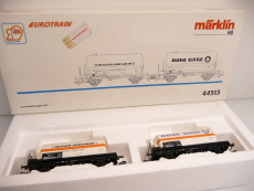 Märklin 44513 H0 Gas-Kesselwagen-Set MESSER GRIESHEIM der DB Epoche IV TOP in OVP