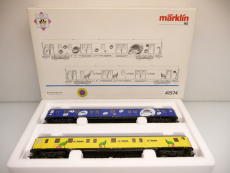 Märklin 41574 H0 Bahnpostwagen-Set mit 2 Barwagen der SVG - PMS 63-01 TOP in OVP