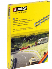 Noch 60511 H0 Leitplanken und Begrenzungspfosten 100cm mit 60 Pfosten