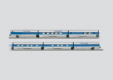 Märklin 41771 + 41772 H0 InterCity Night der DB AG mit 9 !! Hotelzugwagen Bauart Talgo 3L~ AC Märklin 41771 + 41772 H0 InterCity Night der DB AG mit 9 !! Hotelzugwagen Bauart Talgo 3L~ AC