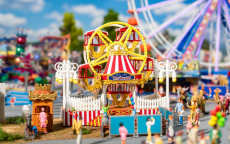 Faller 140311 H0 Nostalgie Dampf-Riesenrad mit Antrieb