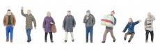 Faller 151711 H0 Passanten im Winter - 8 Stück