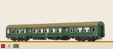 Brawa 50796 H0 Reisezugwagen Bmh grün der DB AG 50 80 21-11 015-2 Ep V 2L= DC