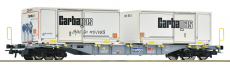 Roco 6600122 H0 Containertragwagen Sgnss CARBAGAS der SBB Cargo Epoche VI NEUWARE