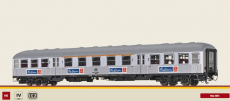 Brawa 46679 Nahverkehrswagen ABnrzb704 Bahlsen der DB Silberling Epoche IV