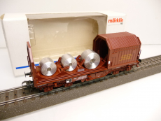 Märklin 4707 H0 Teleskophaubenwagen der SNCF braun Epoche IV TOP in OVP