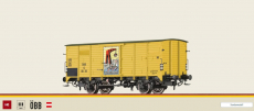 Brawa 50775 H0 Gedeckter Güterwagen G Meinl Kaffee der ÖBB Epoche III - NEU
