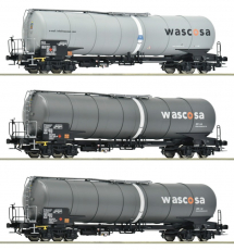 Roco 6600143 H0 Wagenset Kesselwagen Zacns der Wascosa Epoche V-VI NEU