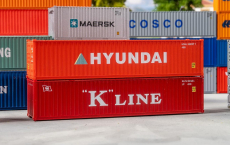 Faller H0 182055 40´Container K-LINE und HYUNDAI NEU 10/2025 Faller H0 182055 40´Container K-LINE und HYUNDAI NEU 10/2025