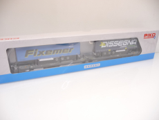 Piko 24605 H0 Taschenwagen T3000e mit 2 Aufliegern Hupac Epoche VI TOP in OVP